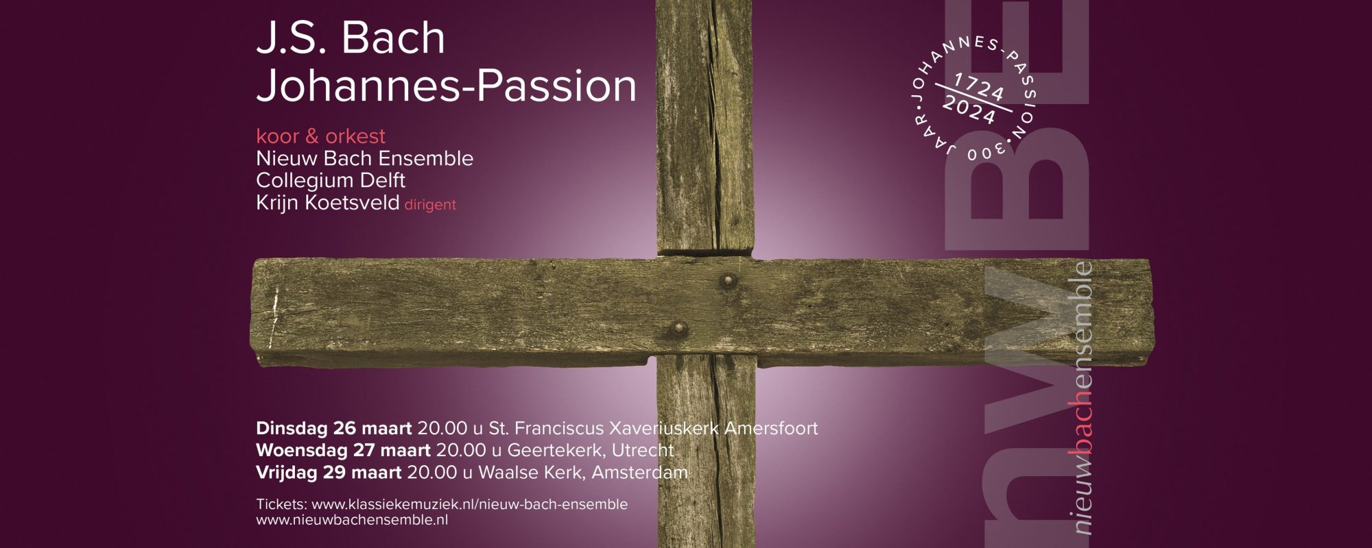 Nieuw Bach Ensemble ‘Johannes-Passion’ Nieuw Bach Ensemble ‘Johannes-Passion’