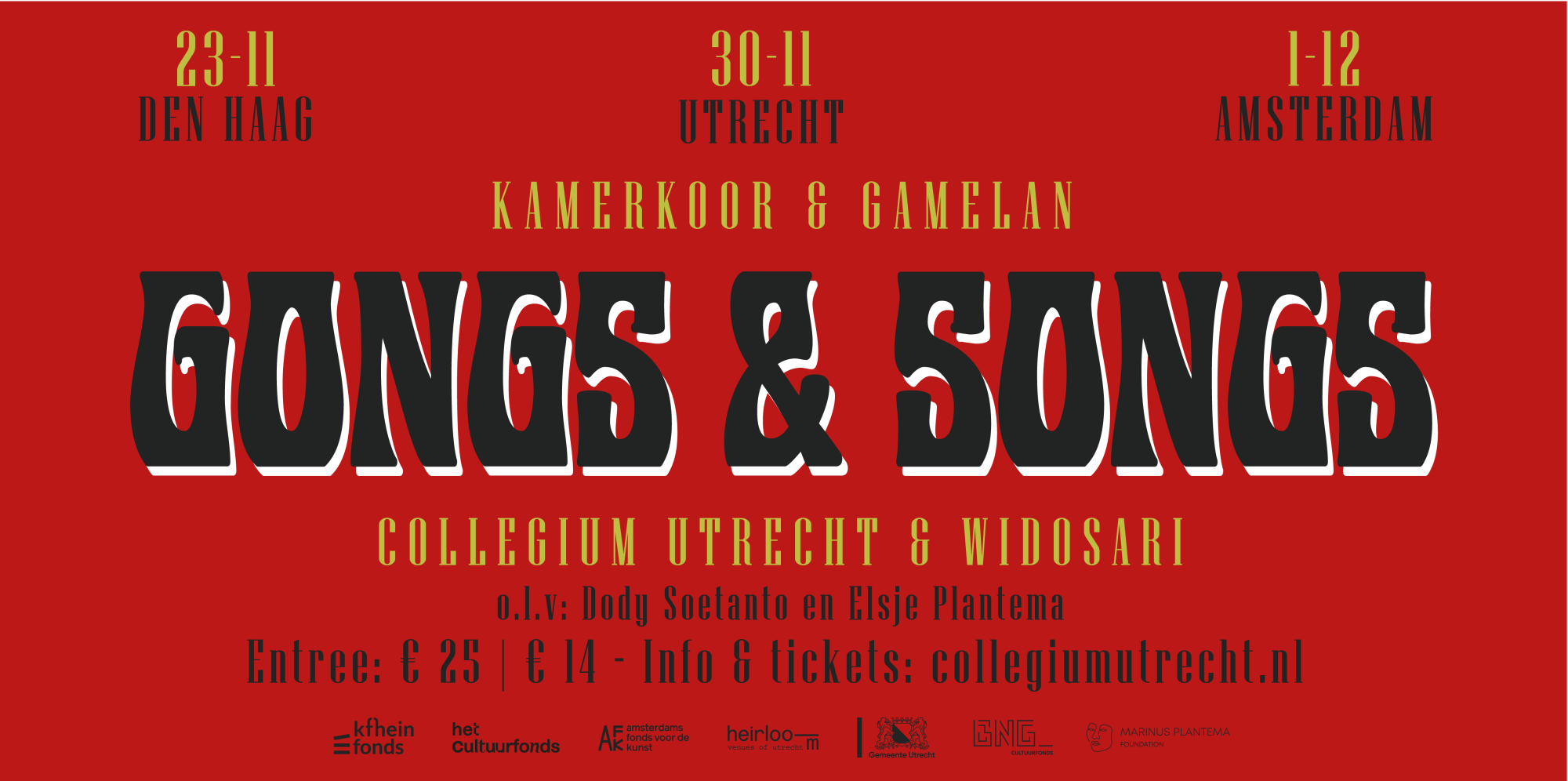 Gongs & Songs | Kamerkoor en gamelan