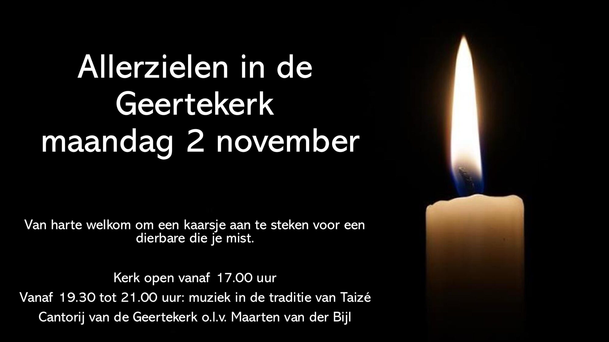 Herdenking overledenen | Allerzielen